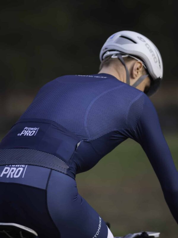 Koszulka kolarska z długim rękawem męska Prawie.PRO 300W Aero. Granatowa - obrazek 11
