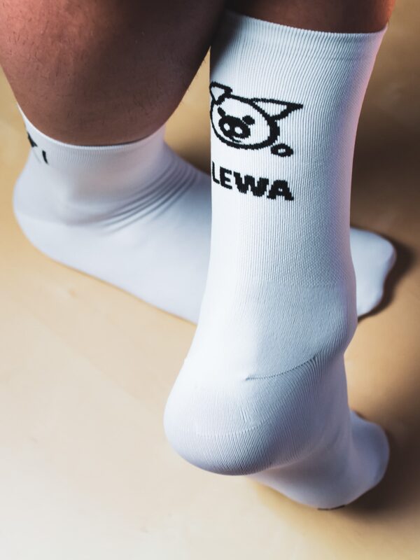 Alternative view of Skarpetki kolarskie, do biegania Prawie.PRO 200W Białe Lewa + Prawa