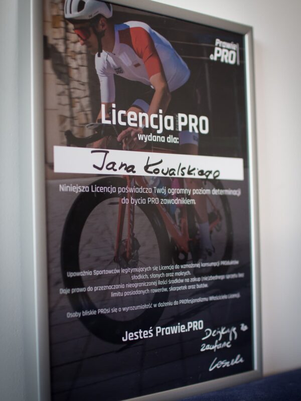 Imienna Licencja Prawie.PRO + Zestaw naklejek