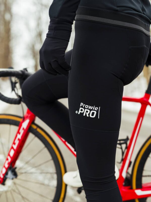 Alternative view of Spodnie długie kolarskie męskie Superroubaix Prawie.PRO 300W. Czarne