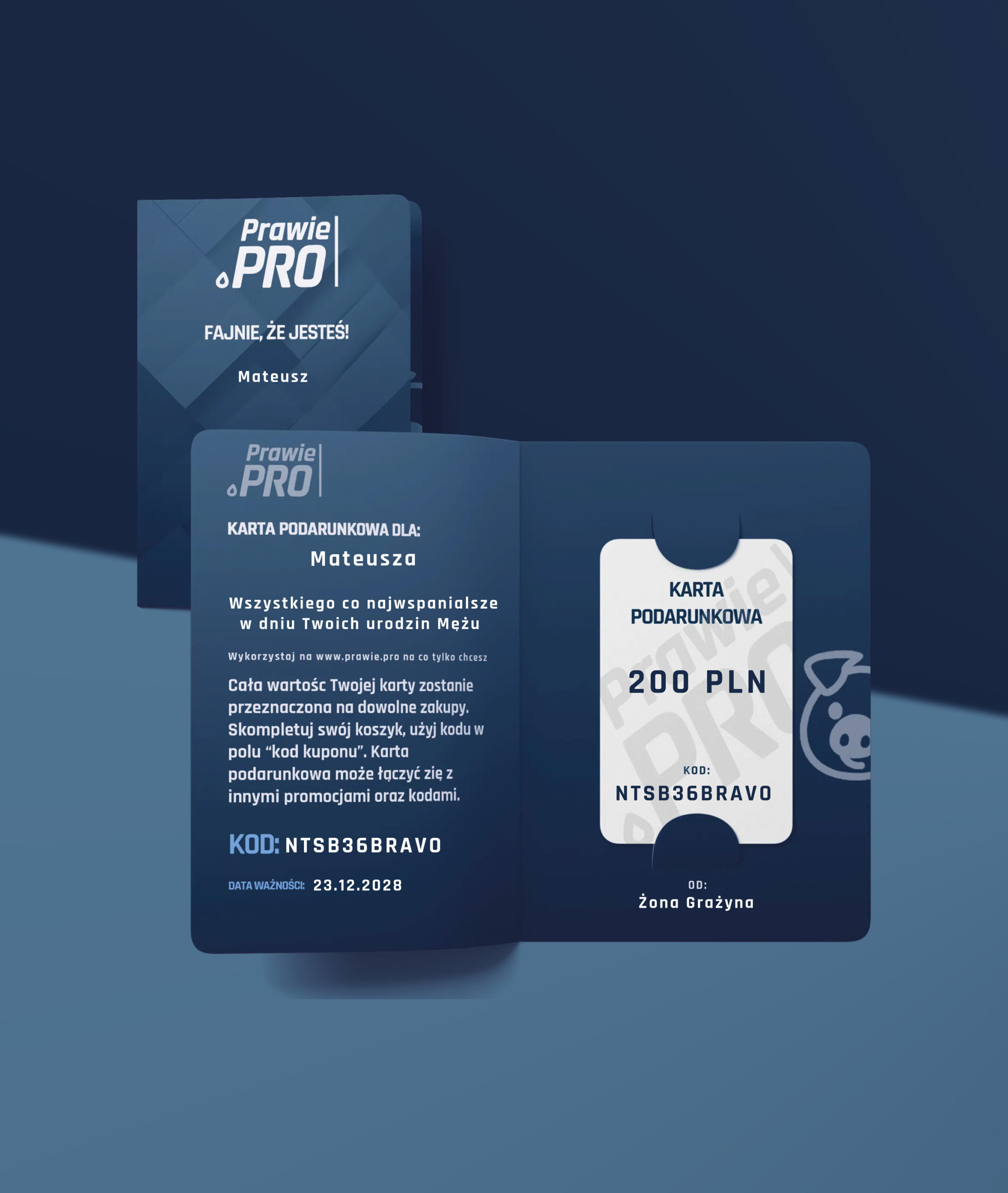 Cyfrowa Karta Podarunkowa Prawie.PRO