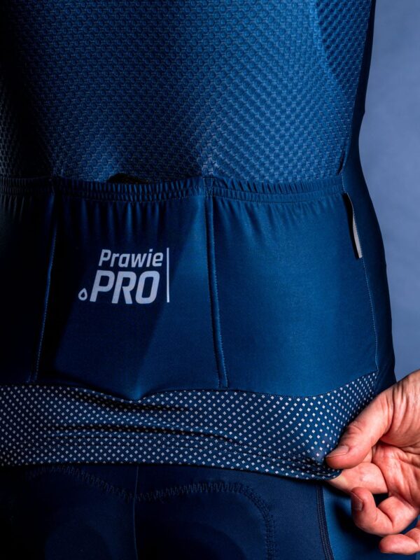 Alternative view of Koszulka kolarska męska Prawie.PRO 200W Aero. Granatowa