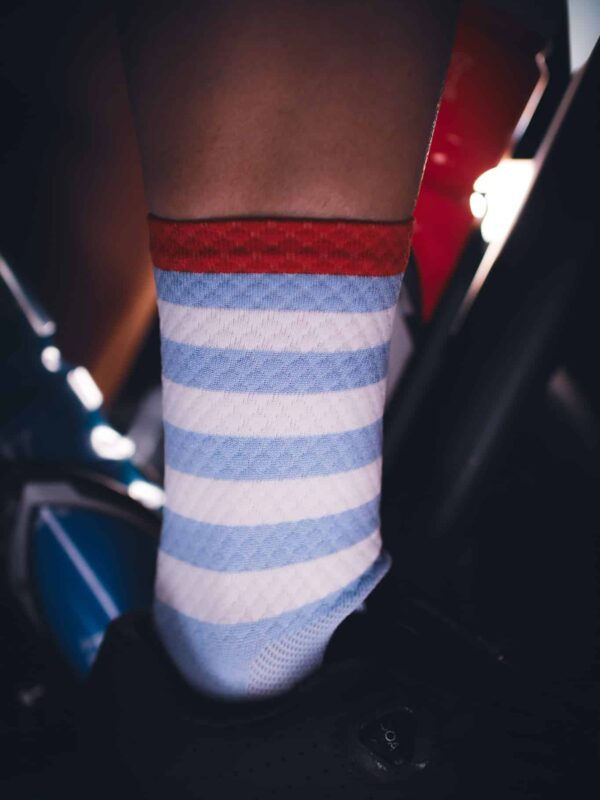 Skarpetki kolarskie, do biegania Prawie.PRO 300W Niebieskie