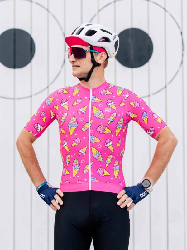 Koszulka kolarska męska Prawie.PRO 350W. Lody