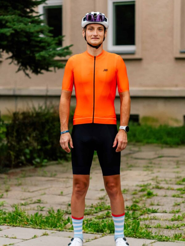 Koszulka kolarska męska Prawie.PRO 350W. Orange