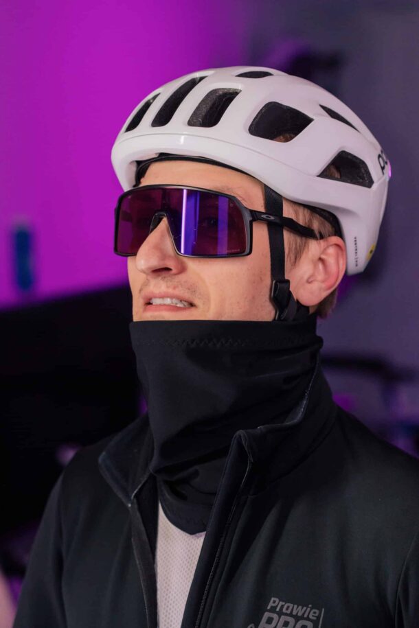 Komin kolarski ocieplany Prawie.PRO 300W Czarny