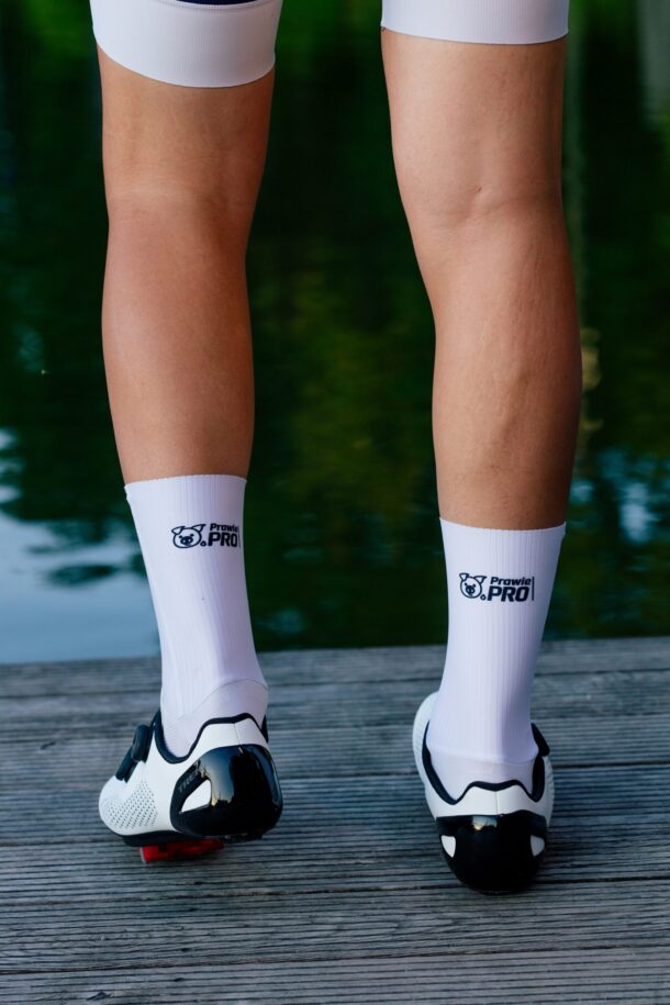 Skarpetki kolarskie Aero Prawie.PRO 400W Białe