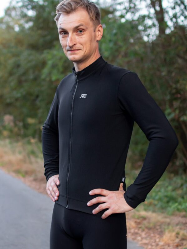 Bluza kolarska męska Prawie.PRO 400W. Czarna