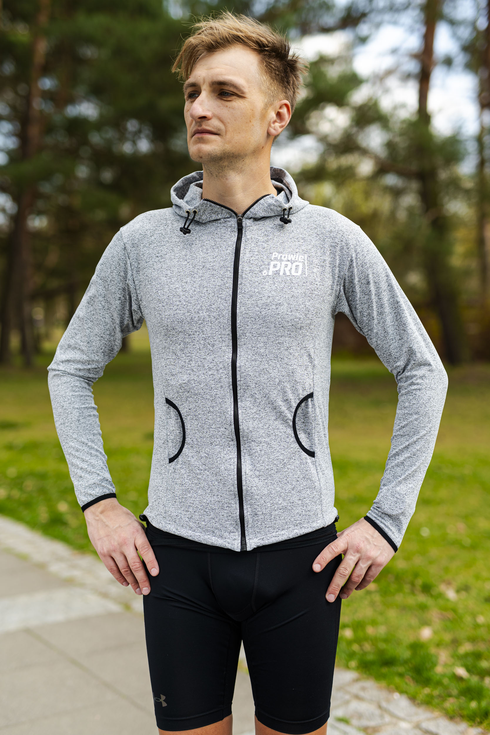 Bluza funkcjonalna Prawie.PRO Unisex Szara