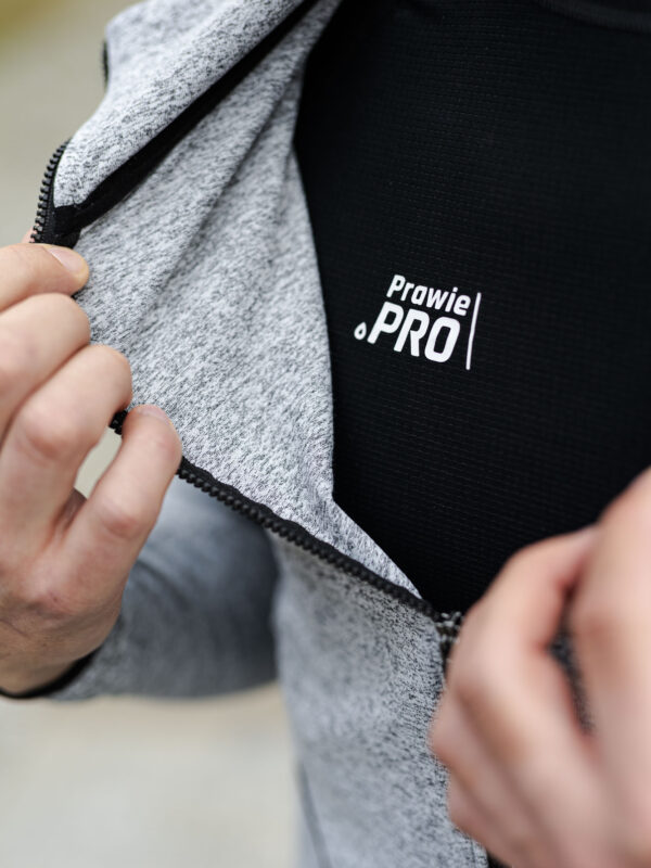 Koszulka funkcjonalna Prawie.PRO 300W Czarna Slim Unisex - obrazek 7