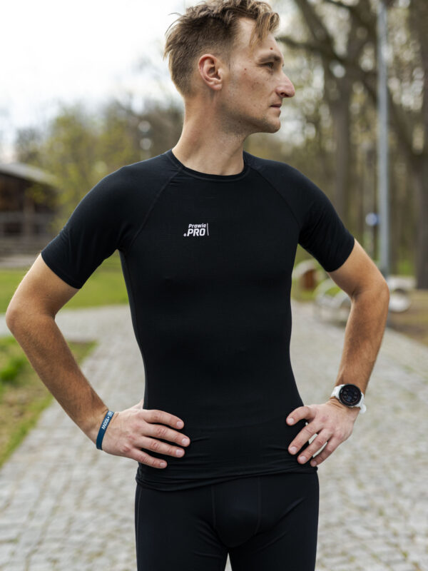 Podkoszulka Potówka Prawie.PRO 300W Czarna Slim Unisex