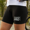 Spodenki kolarskie damskie Prawie.PRO 350W. Czarne