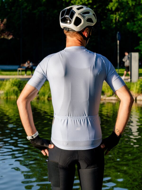 Alternative view of Koszulka kolarska męska Prawie.PRO 200W Aero. Błękitna