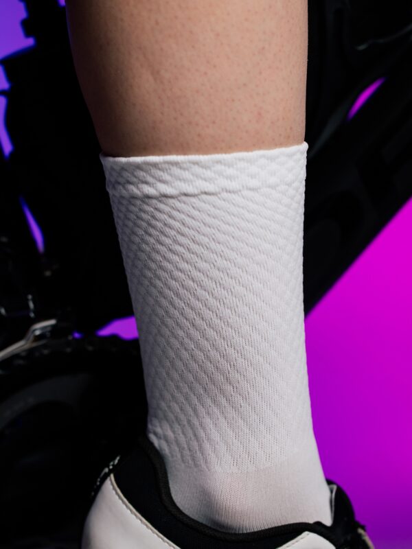 Alternative view of Skarpetki kolarskie, do biegania Prawie.PRO 300W Białe Incognito