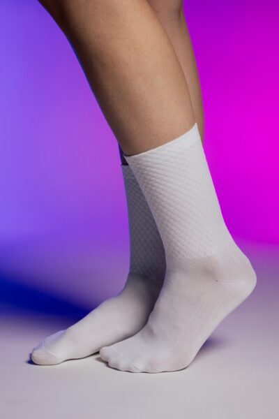 Skarpetki kolarskie, do biegania Prawie.PRO 300W Białe Incognito