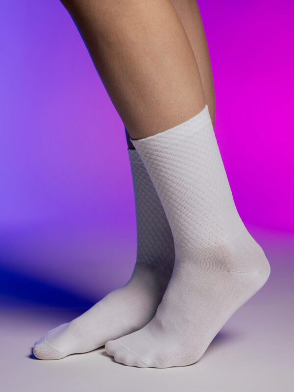 Skarpetki kolarskie, do biegania Prawie.PRO 300W Białe Incognito